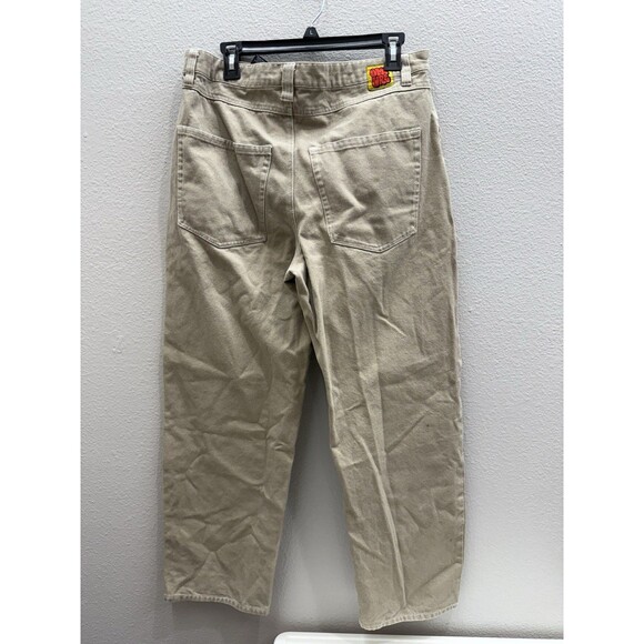 Empyre Mens Jeans Tan Size 32 Skater Baggy Denim - Picture 5 of 8